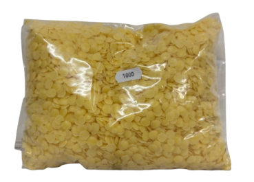 Bienenwachspastillen 100% Naturgelb 1 kg für Kosmetik und Kerzen K8105